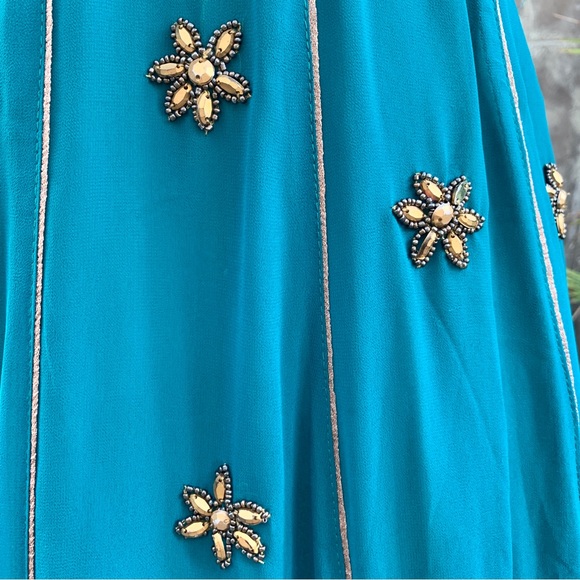 Princess Jasmine Disney-bound Costume  Elegant Beaded Indian Design Dress MED-LG - Picture 4 of 16